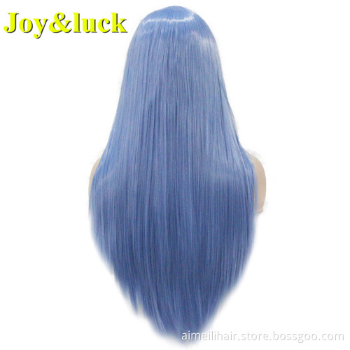 613 Wig Front Lace Wholesale Prices For White Women Party Cosplay Long Natural Straight Wig 613 Lace Front Synthetic Hair Wigs